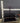 11734 Modern Black Glass TV Stand