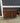 27987 Vintage Wood Dresser with Brass Handles