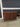27987 Vintage Wood Dresser with Brass Handles