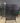 16155 Three Modern Black Metal Room Divider