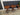 80125 Vintage Round Wooden Side Tables with Drawer