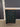 52133 Vintage Dark Green Wooden Dresser with Natural Wood Top