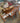 22018 Vintage Wooden Dining Table Set with Chairs