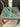 16886 Geometric Pattern Glass-Top Side Table