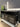 44845 Black Wood and Glass Entertainment Cabinet