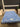 95512 Convertible Beige Sofa Bed with Blue Floral Mattress