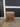 51623 Vintage Wooden Side Table with Drawer and Cabinet
