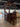 42593 Rustic Wooden Bar Stand with Swivel Chair