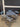 51576 Blue Metal Folding Table and Chairs Set