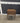 65966 Vintage Wood Sewing Table with Extension Leaf