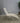 23027 Vintage White Metal Outdoor Chaise Lounge