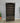 96465 Vintage Dark Wood Bookshelf with Cabinet Doors