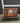 57041 Vintage Wooden Glass Display Cabinet