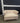 72325 Floral Blue Sofa Bed with Beige Upholstery