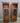 19955 Oak Glass-Front Display Cabinet Pair