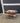 22084 Vintage Metal Wheelbarrow with Wooden Handles