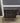 23045 Elegant Black Glass Door Cabinet