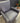 61256 Contemporary Gray Leather Armchair