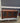 14212 Vintage Wooden Glass Pane Cabinet