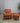 33799 Vintage Velvet Armchair and Ottoman Set