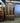 71500 Vintage Glass-Front Wooden Cabinet