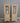 94429 Pair of Tall Oak Display Cabinets