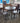 80486 Industrial Round Table and Stool Set