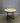 61891 Round Wooden Side Table with Metal Base