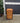 75550 Vintage Wooden Two-Drawer Filing Cabinet