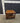 19954 Vintage Wooden Side Table with Lower Shelf