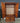 73875 Vintage Wooden Cabinet with Double Doors
